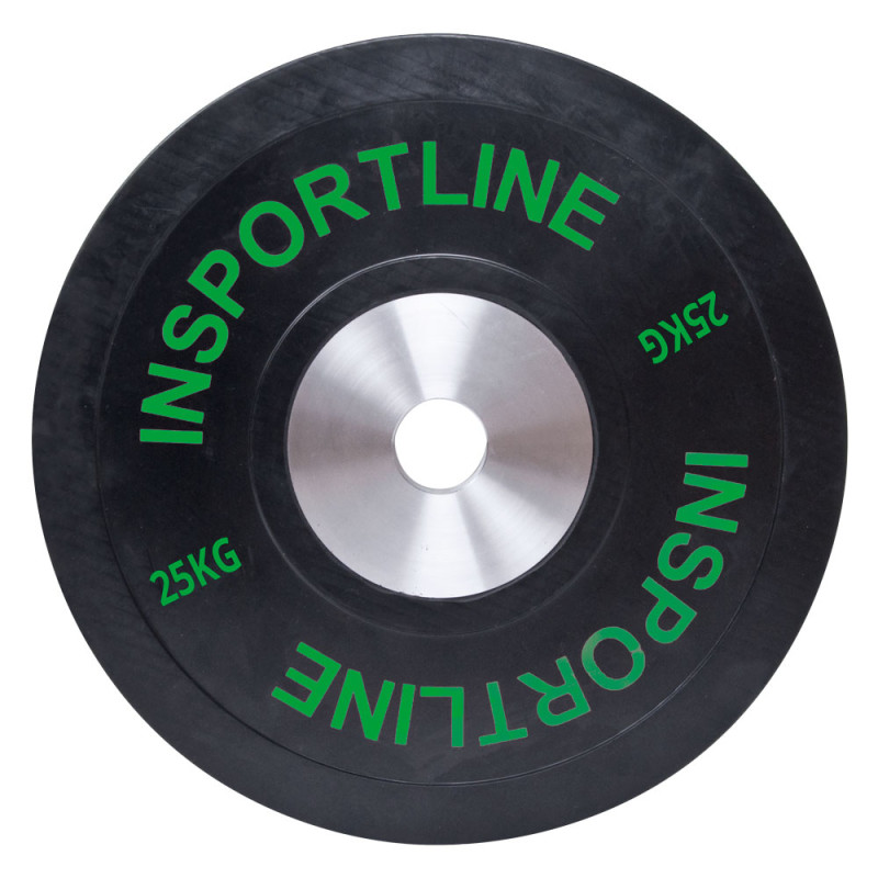 Диск гумовий inSPORTline Bumper Plate 25кг