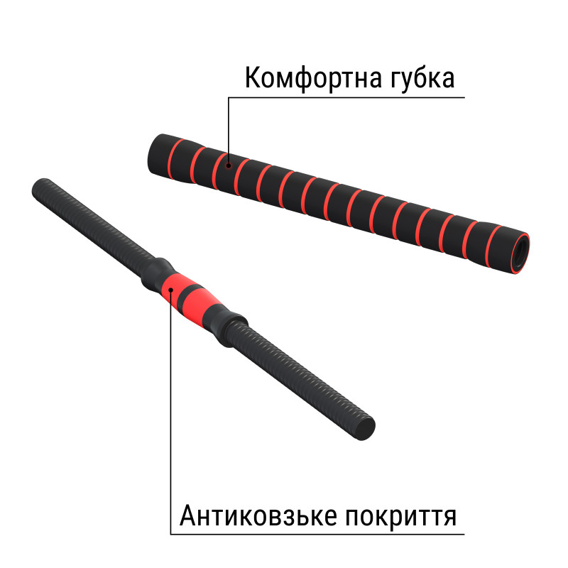 Гантелі з функцією штанги 2в1 Fit-On Pro 43кг