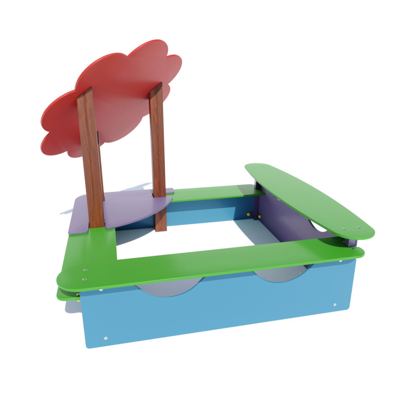 Пісочний дворик "Квітка" DIO209, 190, 185, 150, 85