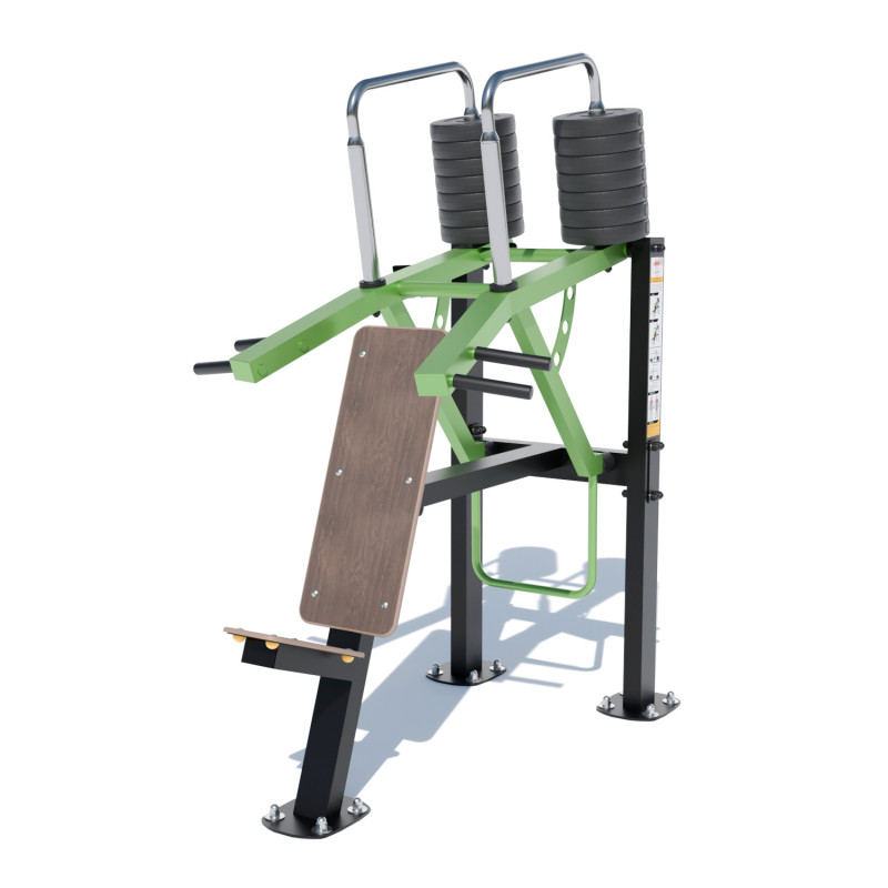 Вуличний тренажер "Жим під кутом вгору сидячи" SG613