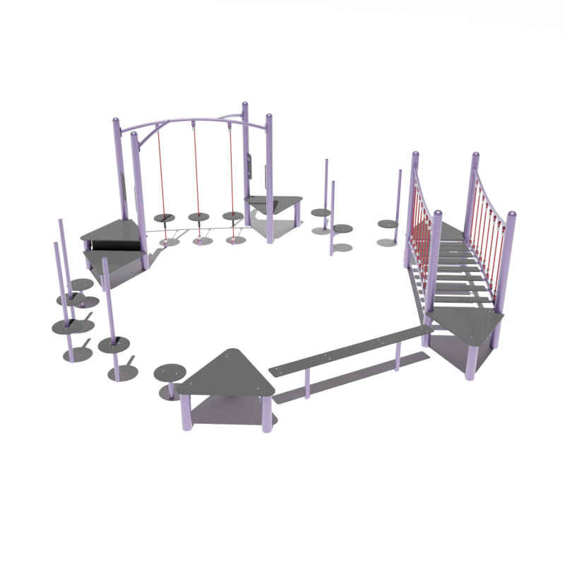 Дитячий ігровий канатний комплекс LK229, 500, 490, 175