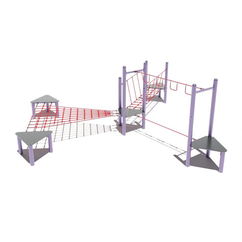 Дитячий ігровий канатний комплекс LK236, 611, 570, 175