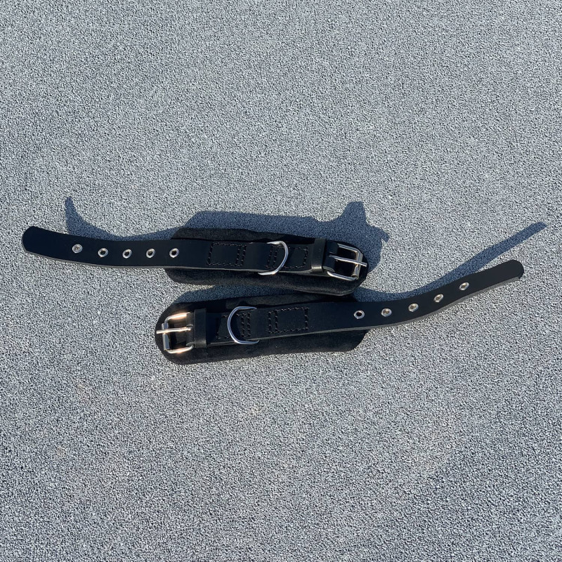 Манжети м’які дитячі (пара) КЗС201, 6, Шкіра, Ремені, Для силових тренажерів, Україна, 0.10